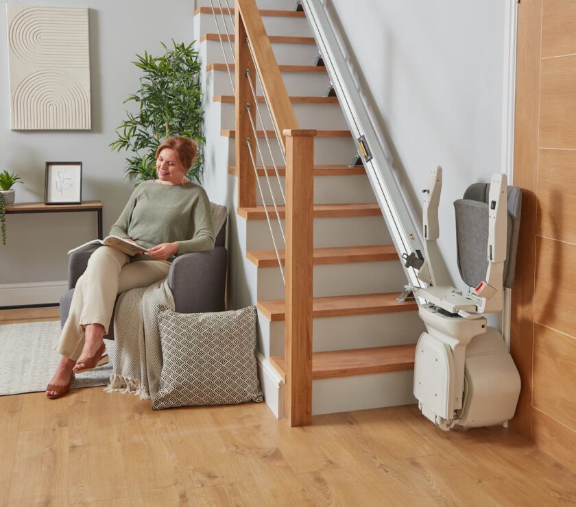 siege pour monter escalier